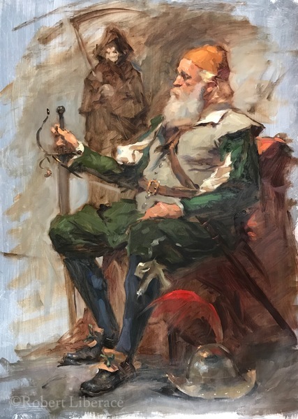Robert Liberace, class-oil-demo, Spirit of NC Wyeth