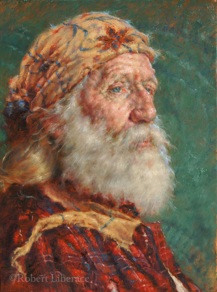 Robert Liberace, Mr. Pyles, oil on board