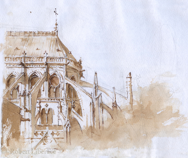Robert Liberace, ink-Notre Dame