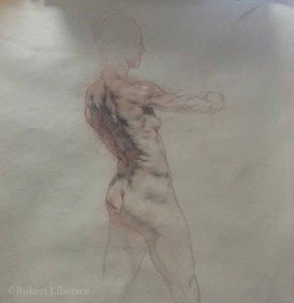 Robert Liberace, three-color-chalk-demo-2014