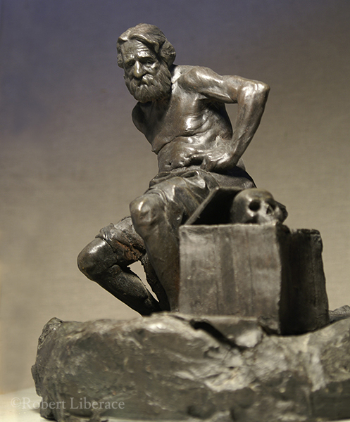 Robert Liberace, Saint Jerome, terra-cotta