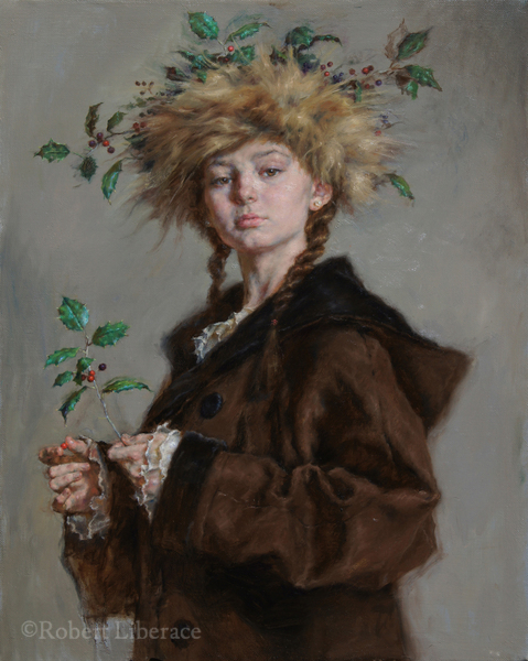 Robert Liberace, Winter, oil on canvas